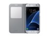 Etui Samsung S View Cover do Galaxy S7 Silver EF-CG930PSEGWW