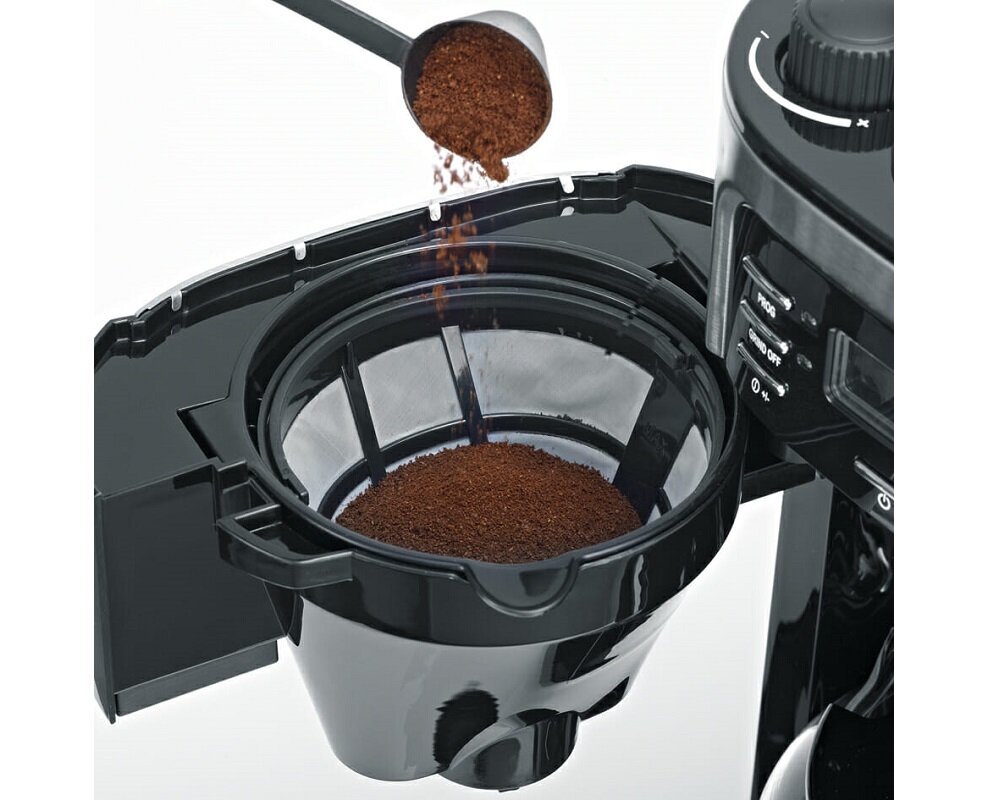 Ekspres do kawy Severin KA 4810 widok na pojemnik na kawę