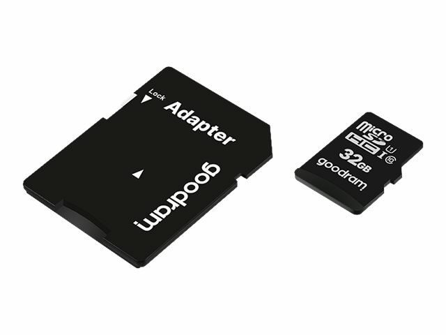 Karta pamięci  GOODRAM 32GB microSDHC 100MB/s C10 UHS-I U10 M1AA-0320R12 karta i adapter