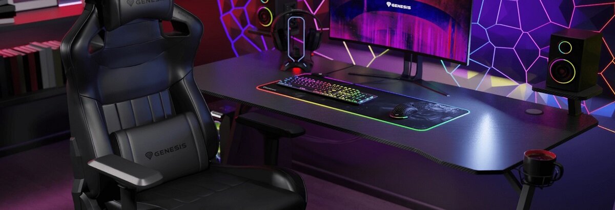 Krzesło gamingowe Genesis Nitro 950 czarne krzesło przy biurku