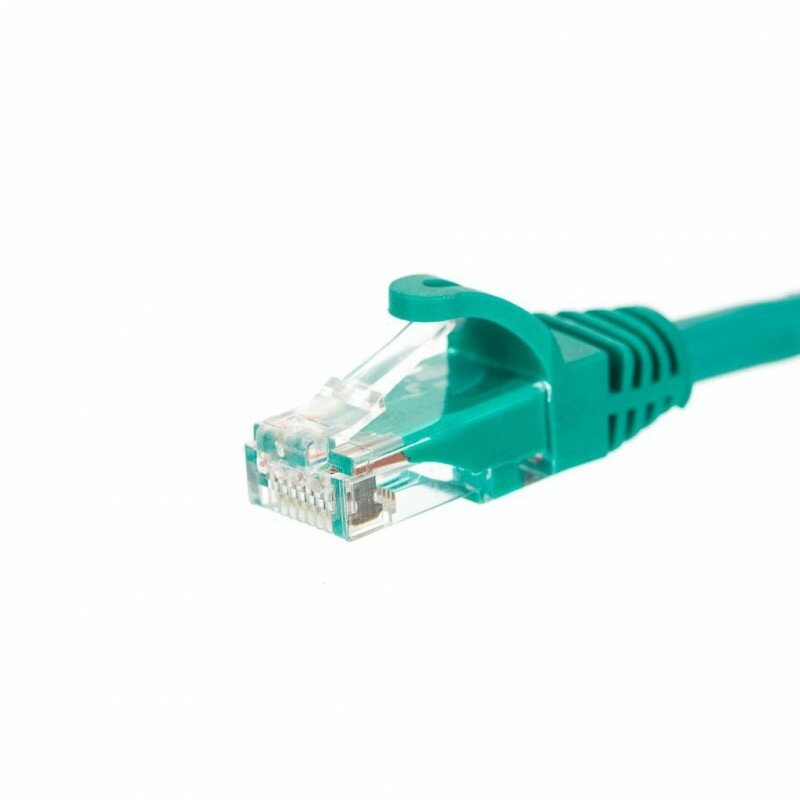 Kabel patchcord Netrack BZPAT0P56G kat. 6 UTP 0,5m widoczny pod skosem