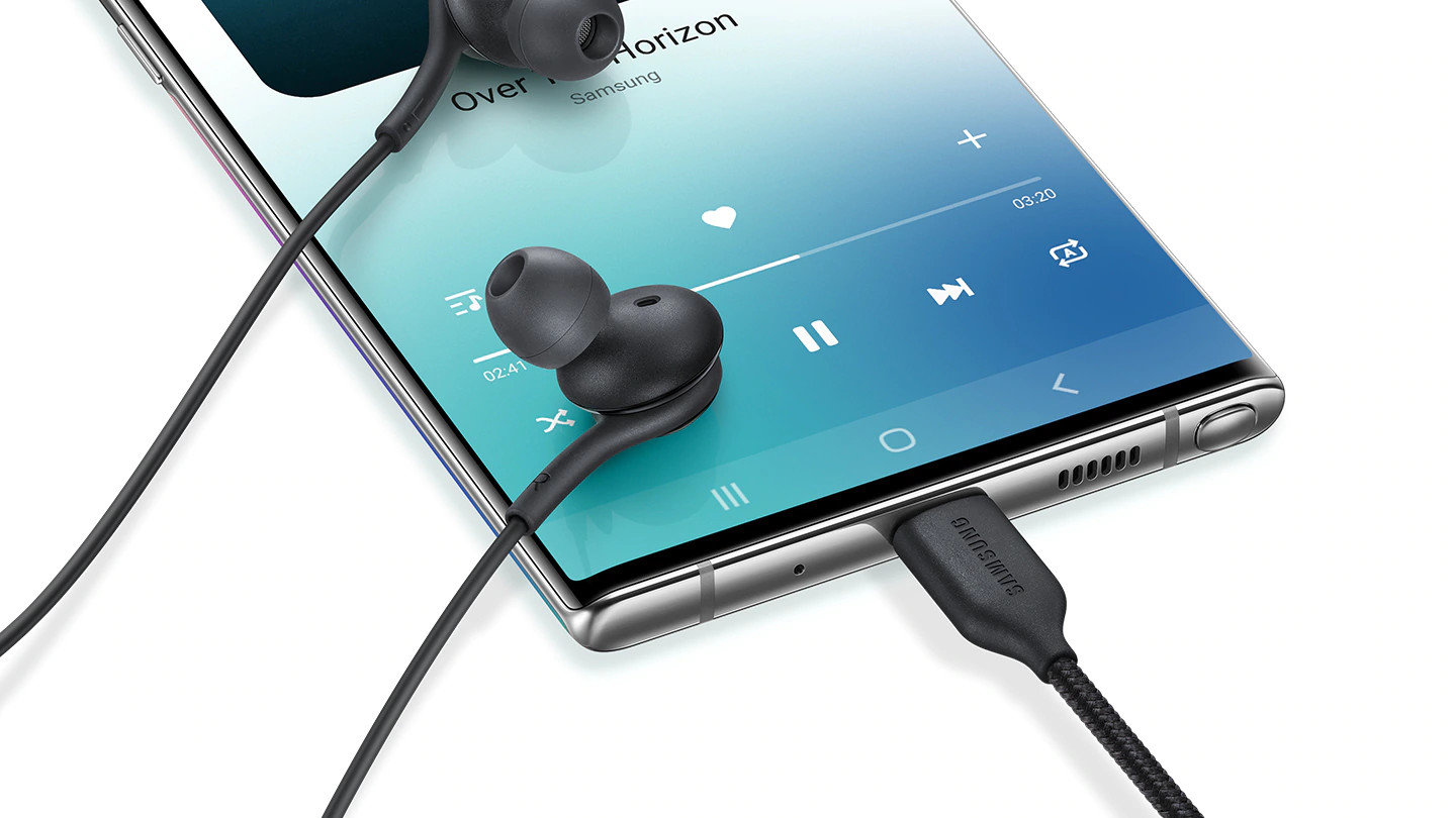 Słuchawki Samsung by AKG ze złączem USB-C black EO-IC100BBEGEU
