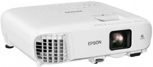 Projektor Epson EB-992F V11H988040 widok na projektor od lewego boku