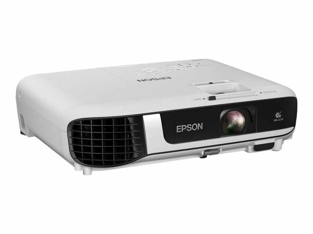 Projektor Epson EB-W51 WXGA od przodu pod skosem