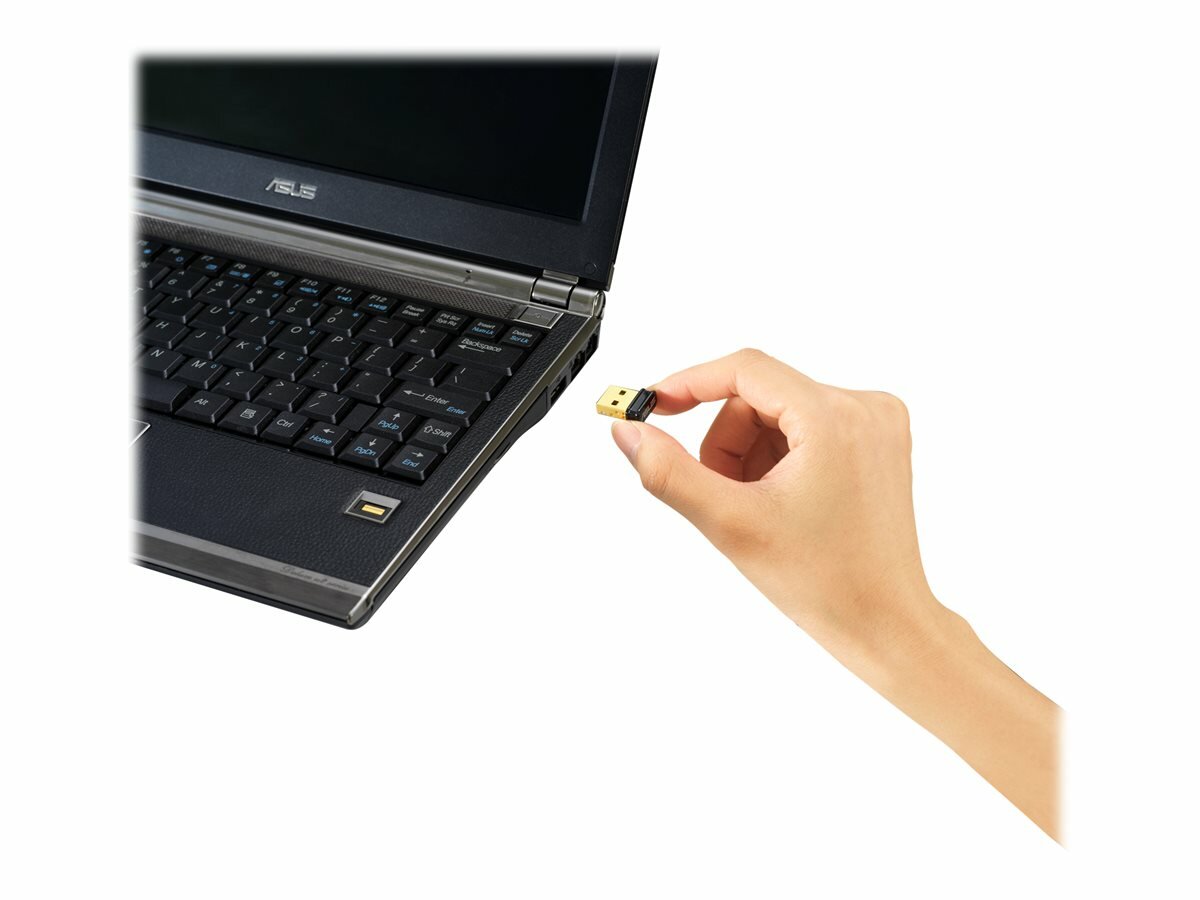 Adapter USB Asus USB-BT500 Bluetooth 5.0 dłoń wpinająca adapter do laptopa pod skosem