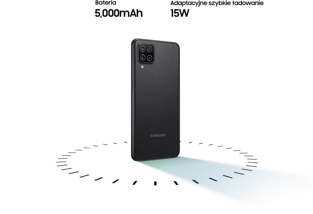 Smartfon Samsung Galaxy A12 SM-A127FZWVEUE widok na tył