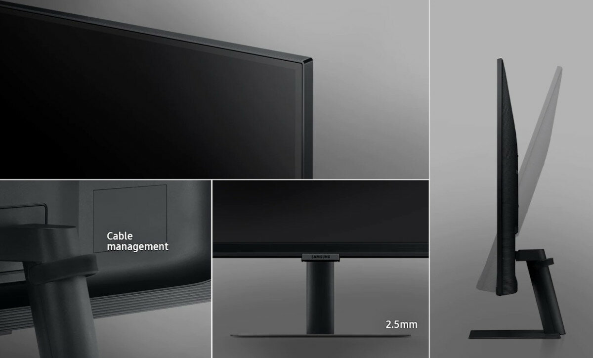 Monitor Samsung LS32A700NWUXEN styl i design monitora