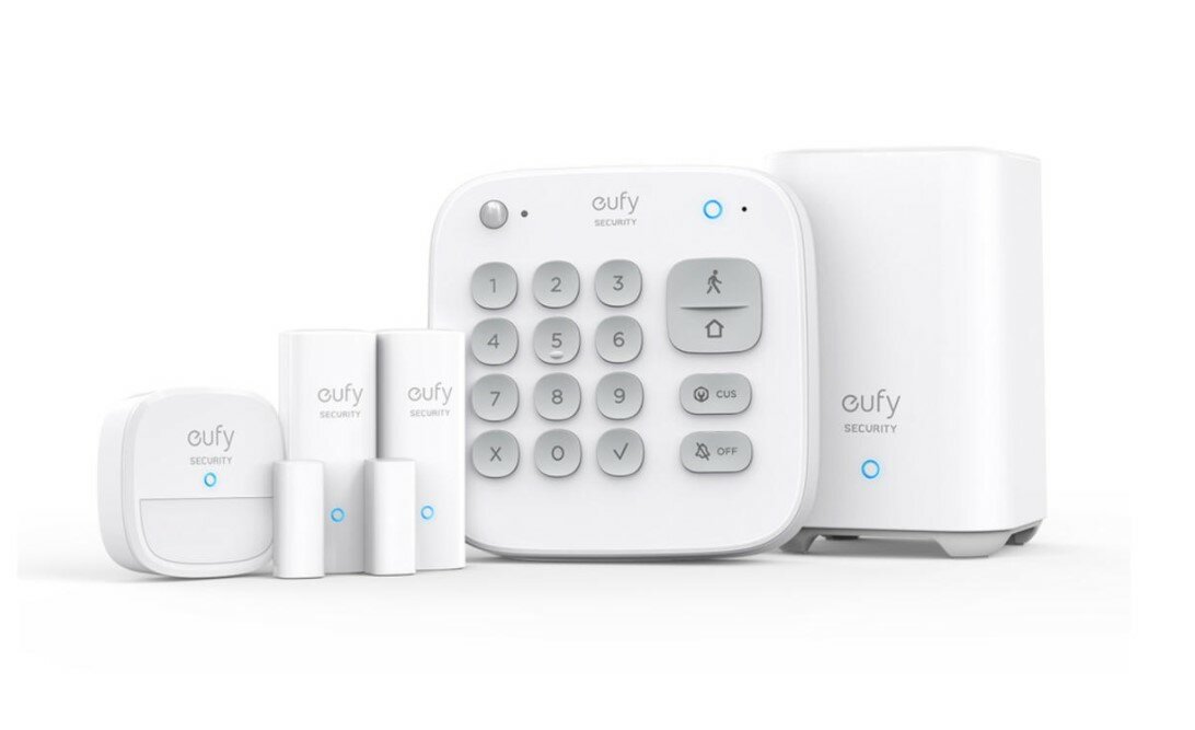 Domowy system bezpieczeństwa EUFY Home Alarm Kit zawartość zestawu