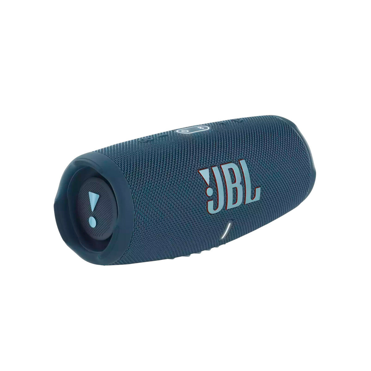 Głośnik bezprzewodowy JBL Charge 5 - niebieski pod kątem od lewej strony