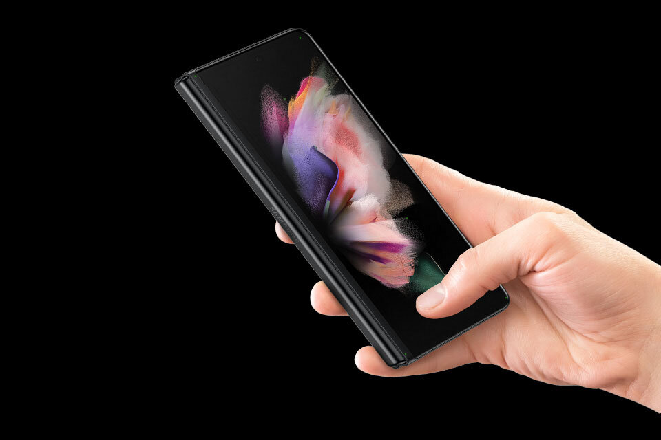 Smartfon Samsung Galaxy Z FOLD 3 5G 12GB/512GB srebrny złożony smartfon