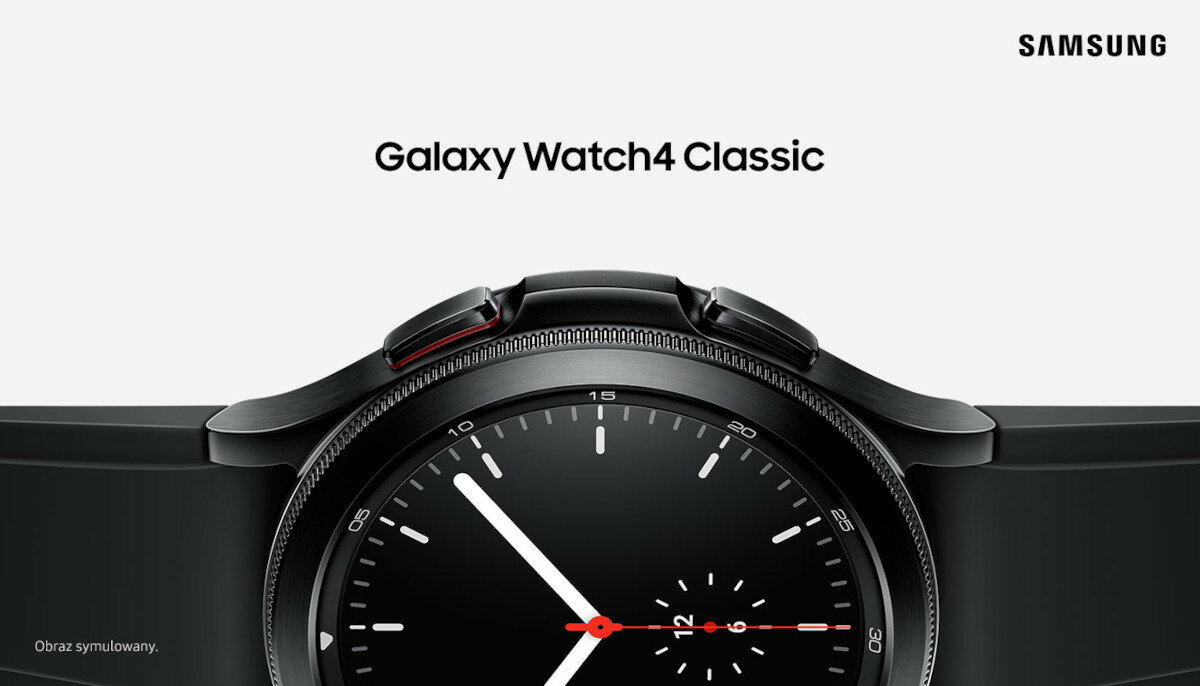 Smartwatch Samsung Galaxy Watch 4 Classic LTE 46mm czarny baner marketingowy