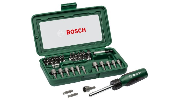 Zestaw bitów Bosch do wkrętarek (46 szt.) frontem