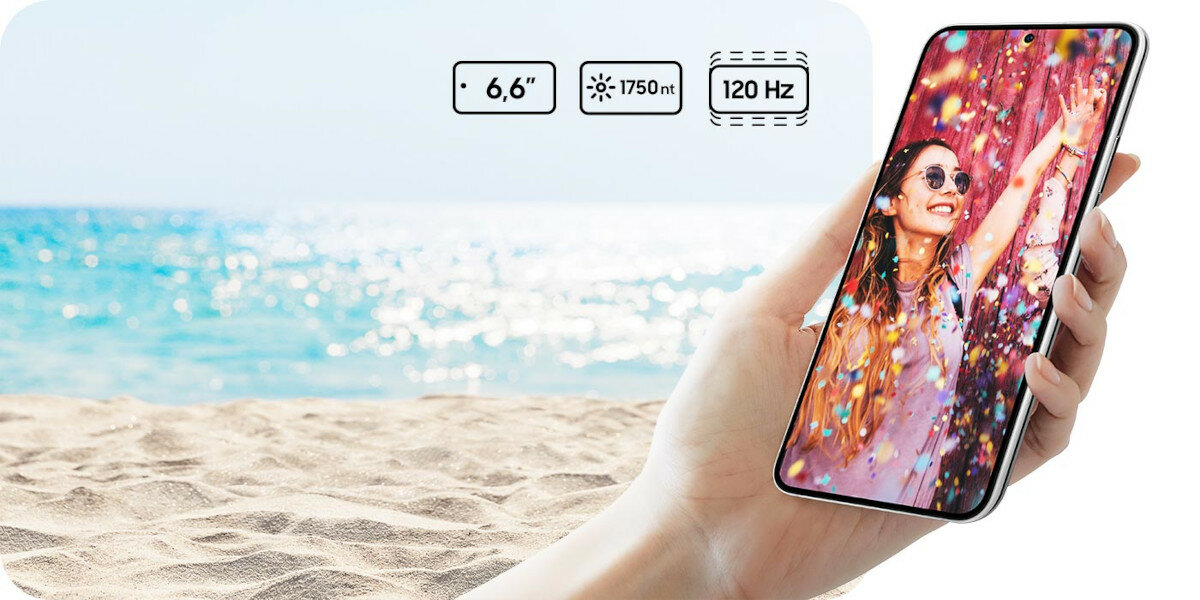 Smartfon Samsung Galaxy S22+ 8GB/256GB różowy wyświetlacz Dynamic AMOLED 2X