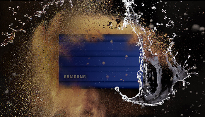 Dysk SSD Samsung T7 Shield 1TB MU-PE1T0S/EU czarny frontem