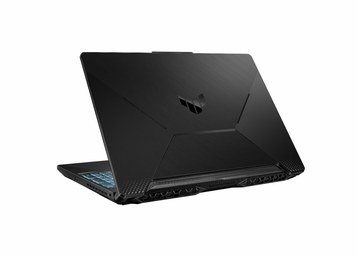 Laptop Asus TUF Gaming F15 15,6' 16/512GB grafika przedstawia laptop od tyłu