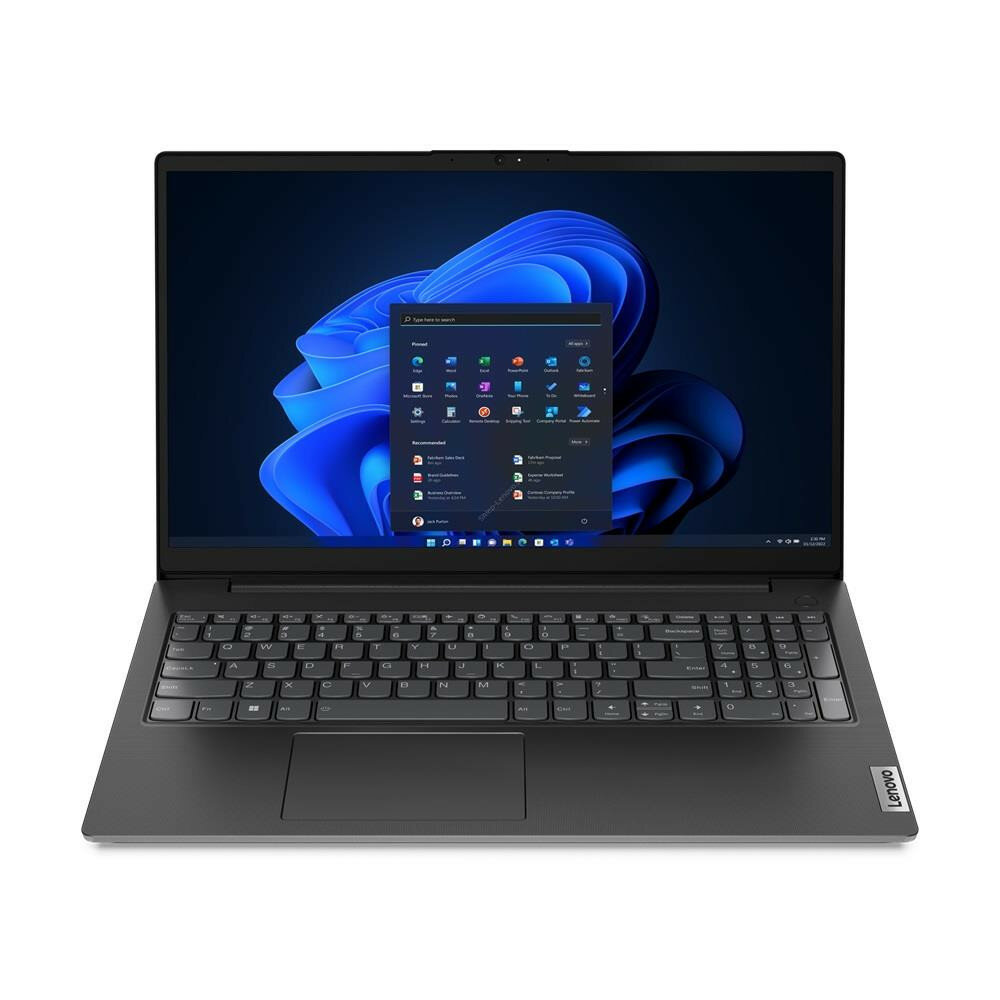 Laptop Lenovo V15 G3 i3-1215U 15.6'' widok na front laptopa