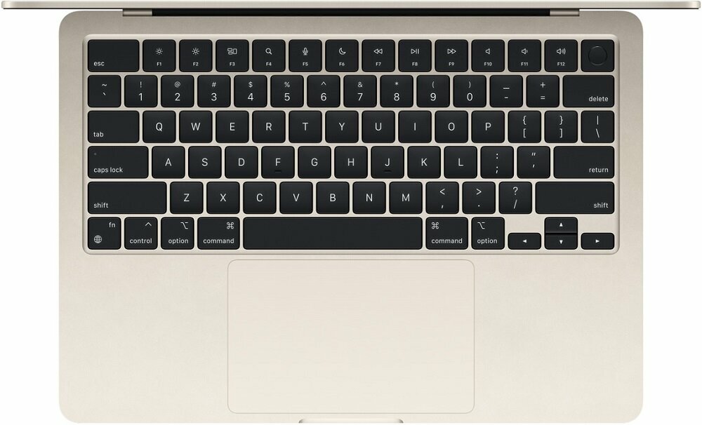 Laptop Apple MacBook Air M2 MLXY3ZE/A/US 256 GB srebrny klawiatura