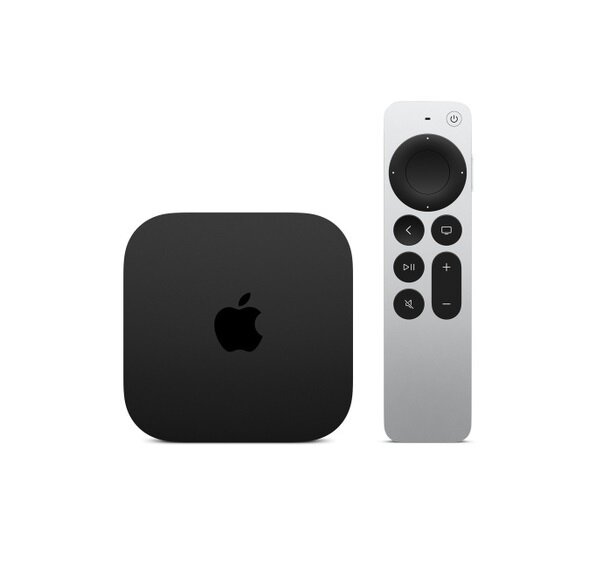 Apple TV 4K na białym tle