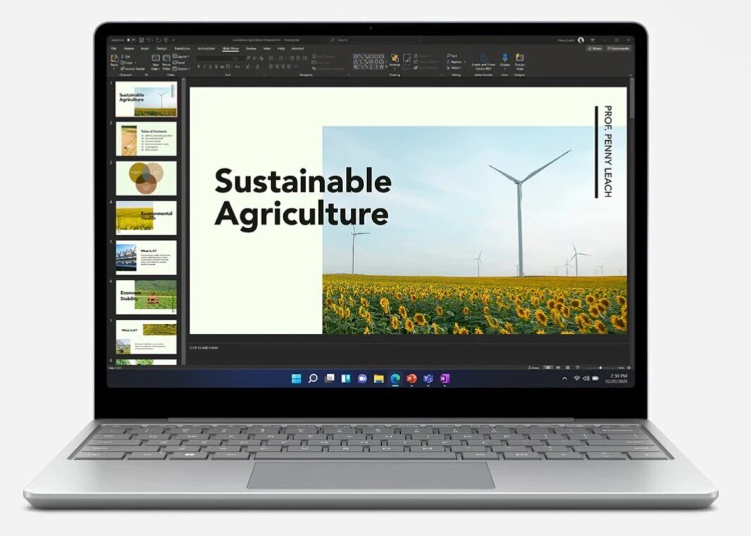 Laptop Microsoft Surface Go z przodu