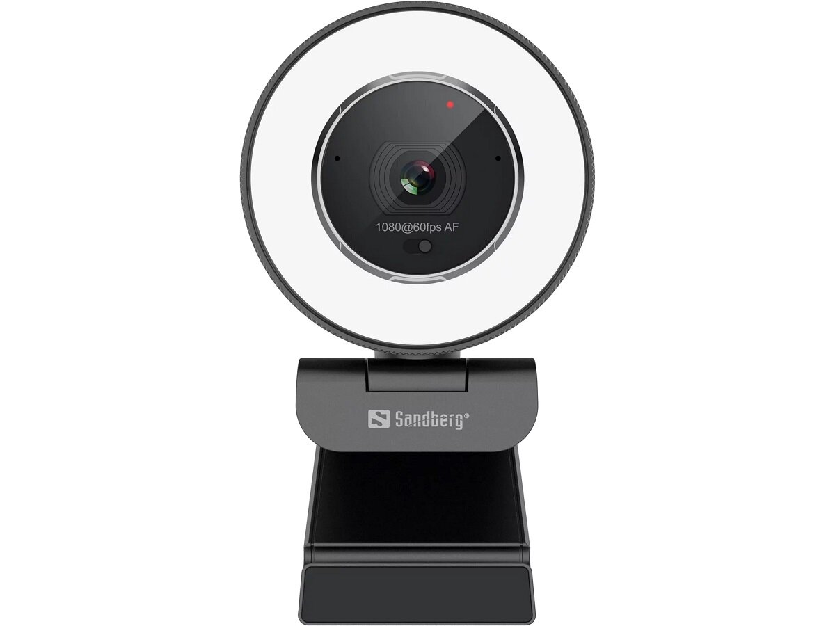 Kamera Sandberg Streamer USB Webcam Pro Elite FullHD widok kamery od przodu