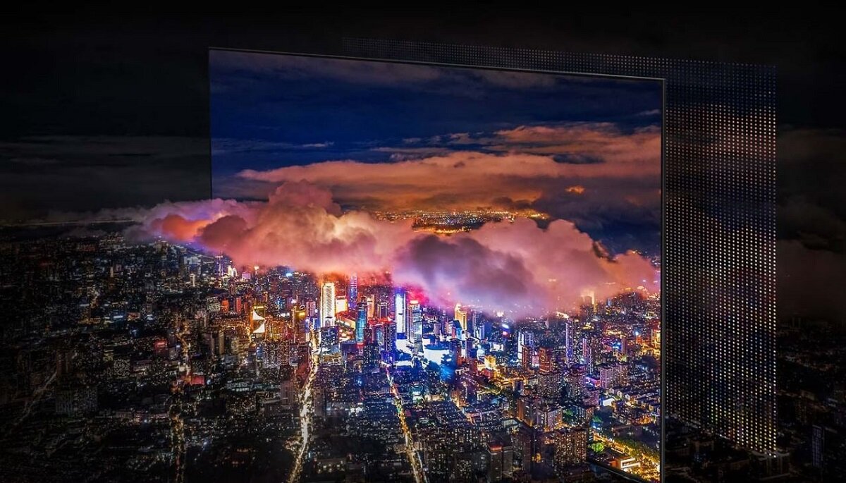 Telewizor Samsung QE77S95CATXXH OLED 77' żywe kolory miasta