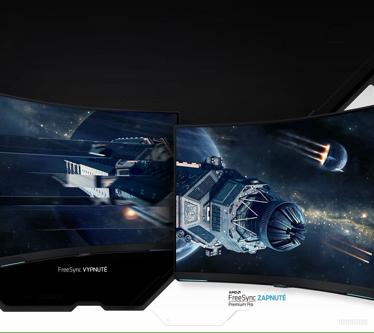 Monitor Samsung Odyssey Neo G8  LS32BG850 32 240Hz prezentacja technologii AMD FreeSync Premium Pro