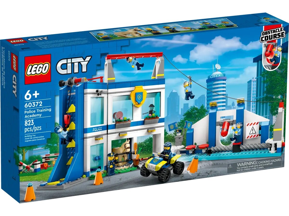 Klocki Lego City Akademia policyjna 60372 opakowanie pod skosem