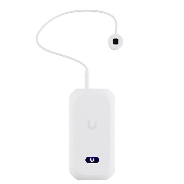 Kamera Ubiquiti UVC-AI-Theta biała od frontu na białym tle