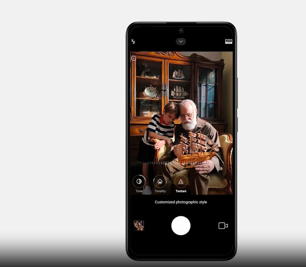 Smartfon Xiaomi 13T 8/256GB czarny grafika przedstawiająca zrzut ekranu z edycji zdjęć