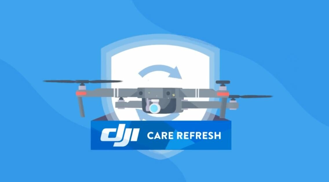 Kod elektroniczny DJI Care Refresh DJI Mini 4 Pro 1 rok grafika przedstawiająca rysunek drona
