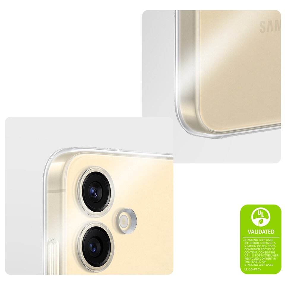 Etui Samsung Clear Gadget Case Galaxy S24 przezroczyste widok na rogi etui