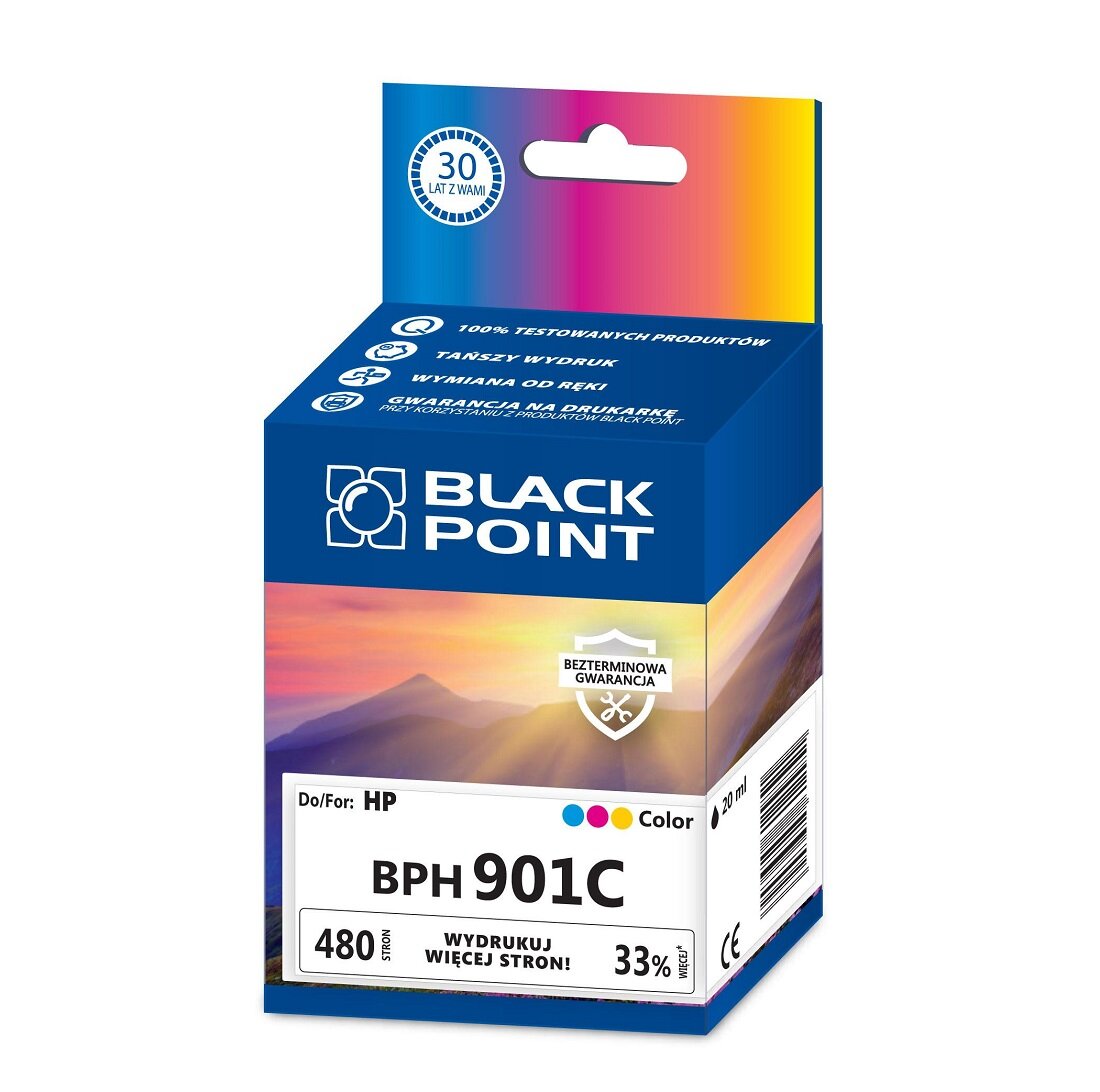  Kartridż atramentowy Black Point BPH901C Kolorowy 