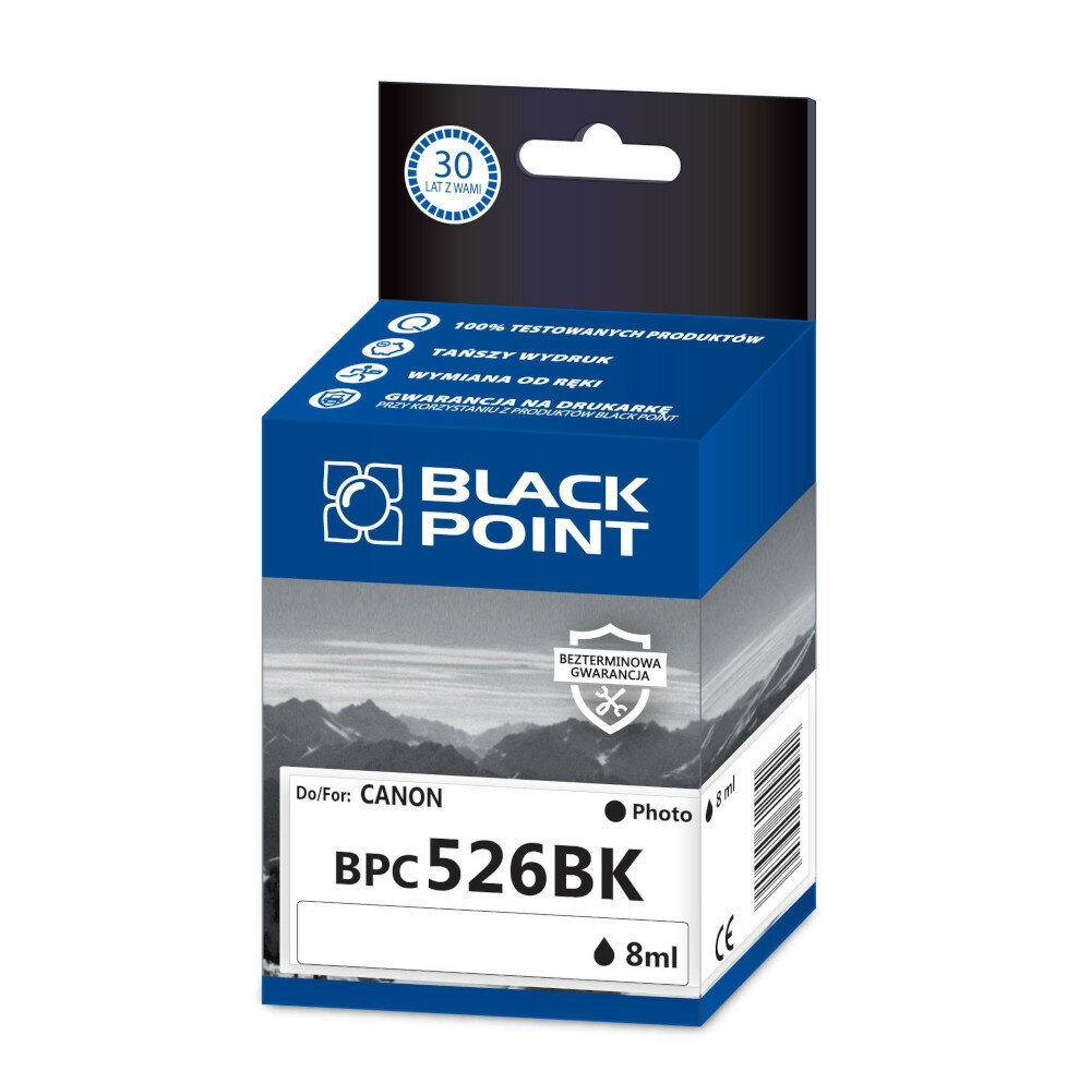 Kartridż atramentowy Black Point BPC526BK czarny frontem