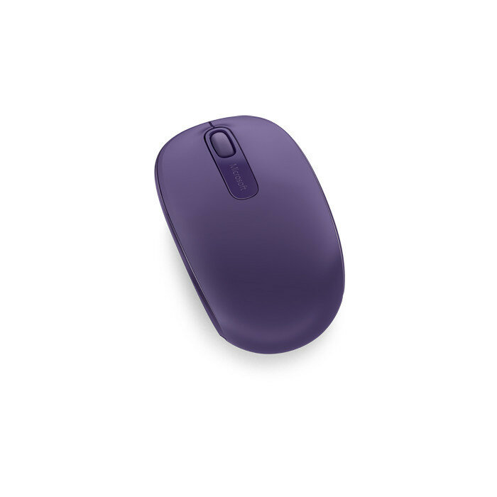 Mysz Microsoft Wireless Mobile Mouse 1850 po skosie na białym tle