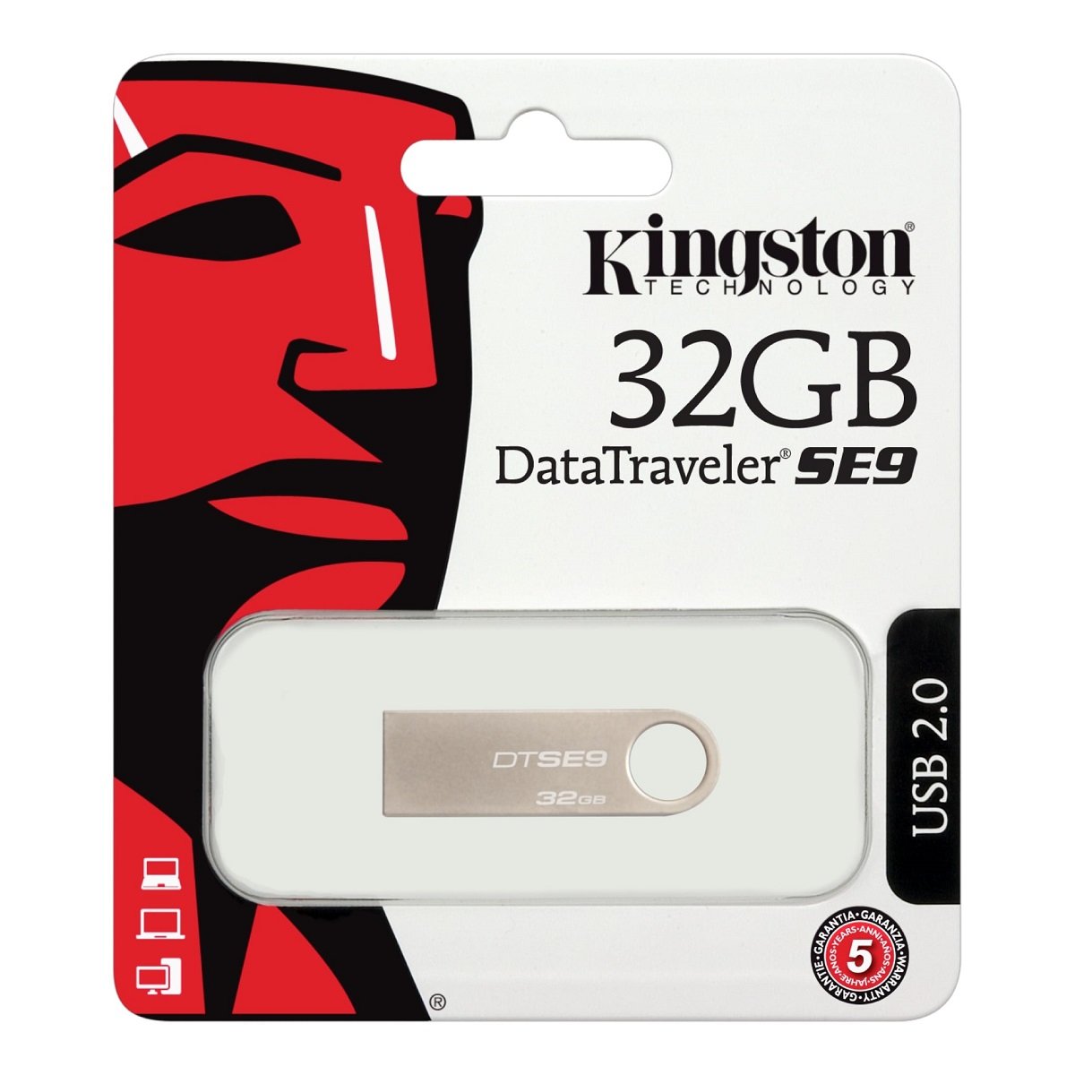 Pendrive Kingston Data Traveler SE9 32GB DTSE9H/32GB pamięć w opakowaniu