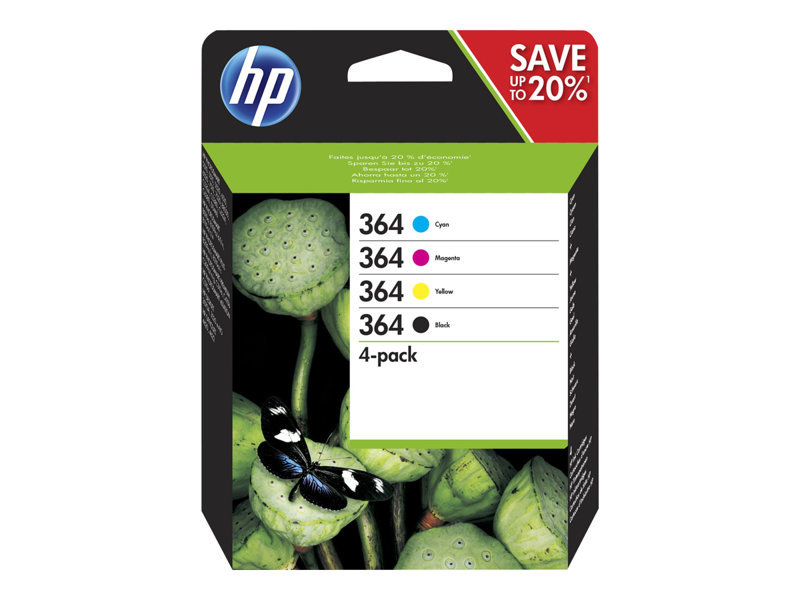 HP Tusz 364 Ink Cart CMYK Combo 4-Pack