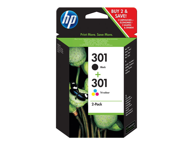HP Tusz 301 Ink Cart Combo 2-Pack