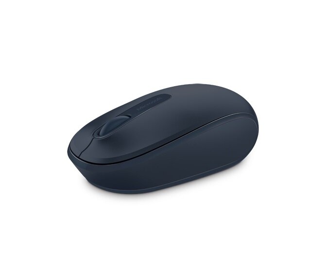 Mysz bezprzewodowa Microsoft Mobile Mouse 1850 (U7Z-00013) bokiem na białym tle