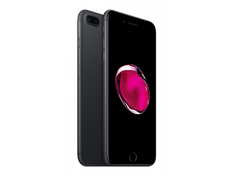Smartfon Apple 7 Plus 32 GB Czarny widok od lewego boku