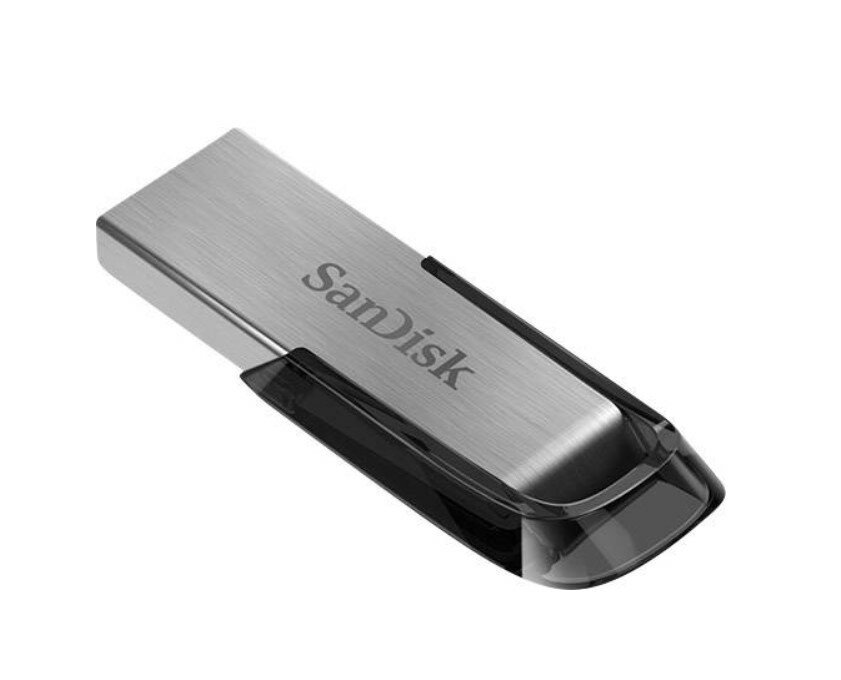 Pendrive SanDisk Ultra Flair USB 3.0 Drive 128GB widok pod skosem