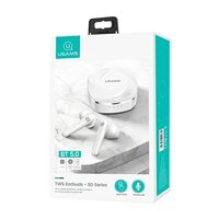 Słuchawki bezprzewodowe USAMS BHUSD01 Bluetooth 5.0 TWS SD Biały
